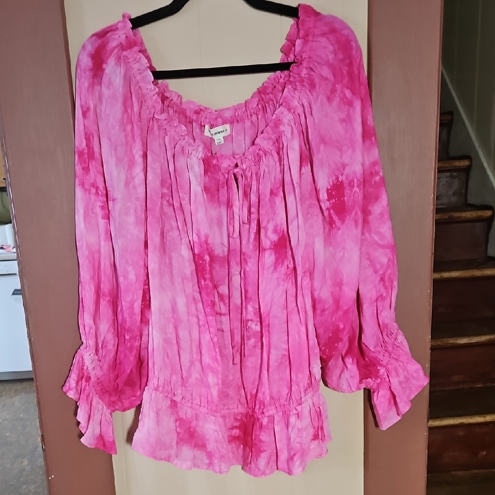 Eesome Vibrant Pink Women's Blouse